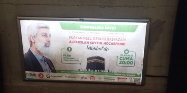 CHP'li İBB'nin reklam panoları Furkan Vakfı'na teslim!